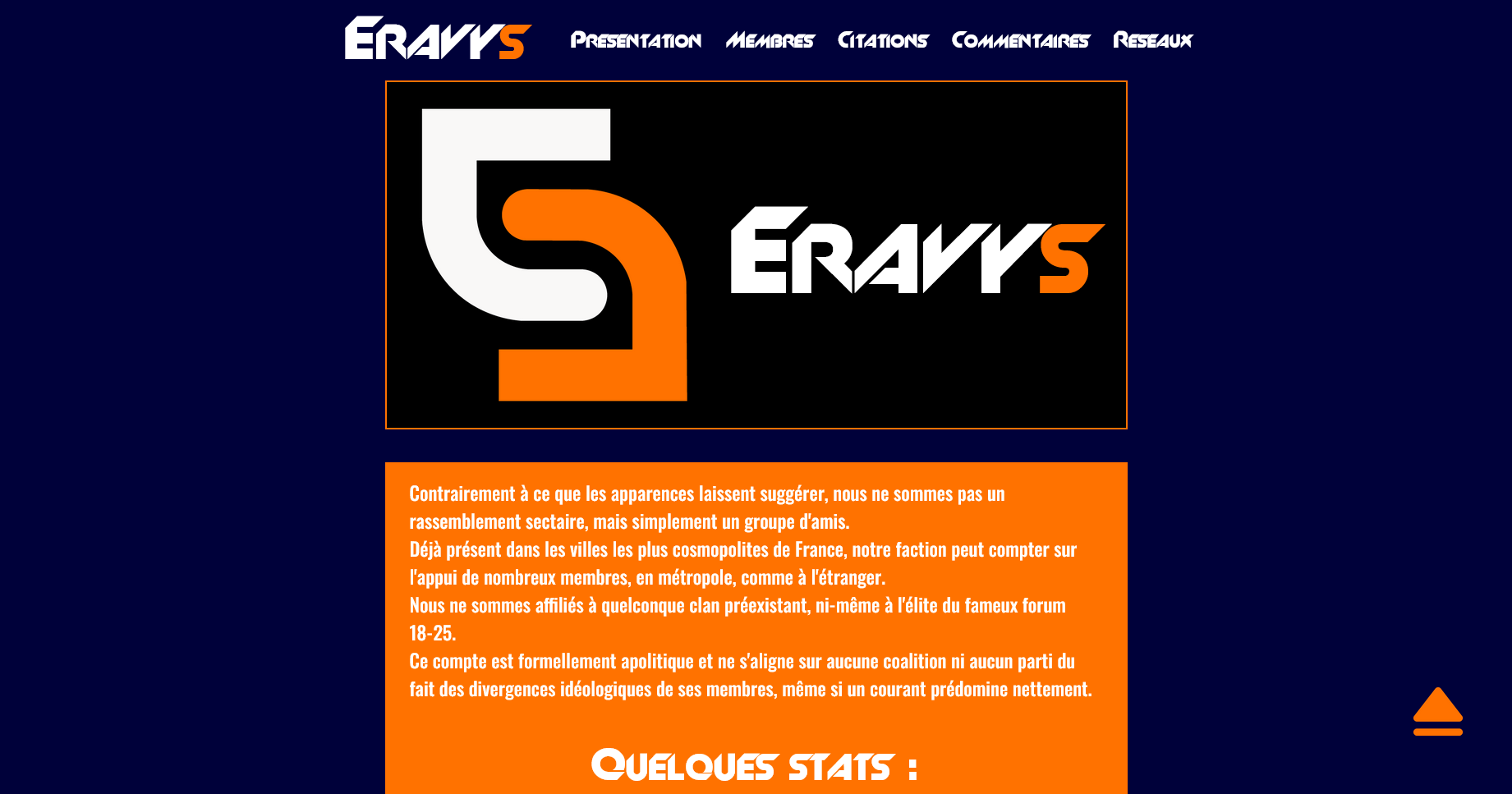 image du site web eravys