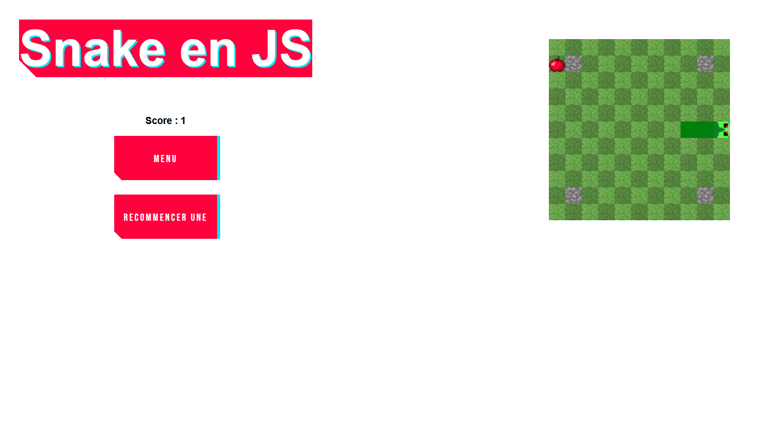 image de mon jeu snake